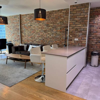 Alquiler de un espacioso apartamento de 2 habitaciones, 60 m², BW Residences, Belgrado, Serbia